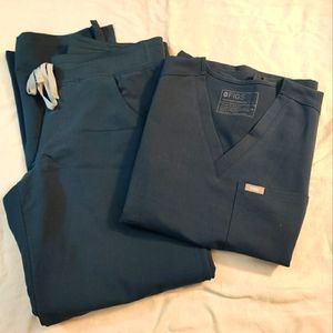 FIGS Scrubs Set Dark Harbor